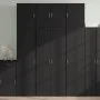 Tall black engineered wood sideboard 80x42.5x249 cm by , Sideboards - Ref: Foro24-3281365, Price: 277,60 €, Discount: %