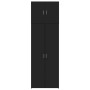 Tall black engineered wood sideboard 80x42.5x249 cm by , Sideboards - Ref: Foro24-3281365, Price: 281,63 €, Discount: %