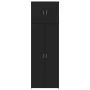Tall black engineered wood sideboard 80x42.5x249 cm by , Sideboards - Ref: Foro24-3281365, Price: 277,60 €, Discount: %