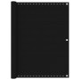 Black HDPE balcony awning 120x500 cm by vidaXL, Umbrellas - Ref: Foro24-311038, Price: 25,12 €, Discount: %