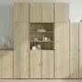 Engineered wood high sideboard in Sonoma oak 80x42.5x249 cm by , Sideboards - Ref: Foro24-3281359, Price: 254,56 €, Discount: %