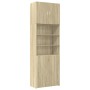 Engineered wood high sideboard in Sonoma oak 80x42.5x249 cm by , Sideboards - Ref: Foro24-3281359, Price: 258,46 €, Discount: %