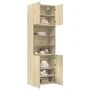 Engineered wood high sideboard in Sonoma oak 80x42.5x249 cm by , Sideboards - Ref: Foro24-3281359, Price: 254,56 €, Discount: %