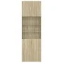 Engineered wood high sideboard in Sonoma oak 80x42.5x249 cm by , Sideboards - Ref: Foro24-3281359, Price: 254,56 €, Discount: %