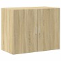 Engineered wood high sideboard in Sonoma oak 80x42.5x249 cm by , Sideboards - Ref: Foro24-3281359, Price: 258,46 €, Discount: %