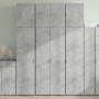 Tall engineered wood sideboard in gray concrete 80x42.5x249 cm by , Sideboards - Ref: Foro24-3281367, Price: 263,80 €, Discou...