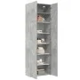 Tall engineered wood sideboard in gray concrete 80x42.5x249 cm by , Sideboards - Ref: Foro24-3281367, Price: 264,74 €, Discou...