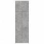 Tall engineered wood sideboard in gray concrete 80x42.5x249 cm by , Sideboards - Ref: Foro24-3281367, Price: 263,80 €, Discou...