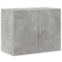Tall engineered wood sideboard in gray concrete 80x42.5x249 cm by , Sideboards - Ref: Foro24-3281367, Price: 263,80 €, Discou...