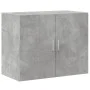 Tall engineered wood sideboard in gray concrete 80x42.5x249 cm by , Sideboards - Ref: Foro24-3281367, Price: 264,74 €, Discou...