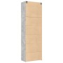 Tall engineered wood sideboard in gray concrete 80x42.5x249 cm by , Sideboards - Ref: Foro24-3281367, Price: 263,80 €, Discou...