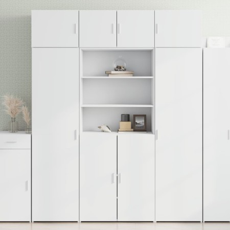 Hoher Schrank aus weißem Ingenieurholz 80x42,5x185 cm von , Sideboards - Ref: Foro24-3281378, Preis: 171,44 €, Rabatt: %