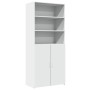 Hoher Schrank aus weißem Ingenieurholz 80x42,5x185 cm von , Sideboards - Ref: Foro24-3281378, Preis: 171,44 €, Rabatt: %