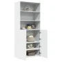Tall white engineered wood sideboard 80x42.5x185 cm by , Sideboards - Ref: Foro24-3281378, Price: 163,76 €, Discount: %