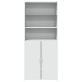Hoher Schrank aus weißem Ingenieurholz 80x42,5x185 cm von , Sideboards - Ref: Foro24-3281378, Preis: 171,44 €, Rabatt: %
