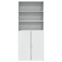 Tall white engineered wood sideboard 80x42.5x185 cm by , Sideboards - Ref: Foro24-3281378, Price: 163,76 €, Discount: %