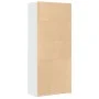 Tall white engineered wood sideboard 80x42.5x185 cm by , Sideboards - Ref: Foro24-3281378, Price: 163,76 €, Discount: %