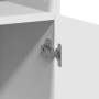 Tall white engineered wood sideboard 80x42.5x185 cm by , Sideboards - Ref: Foro24-3281378, Price: 171,44 €, Discount: %