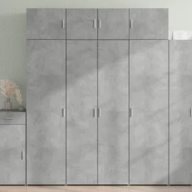 Engineered wood sideboard in concrete grey, 80x42.5x185 cm by , Sideboards - Ref: Foro24-3281437, Price: 199,03 €, Discount: %
