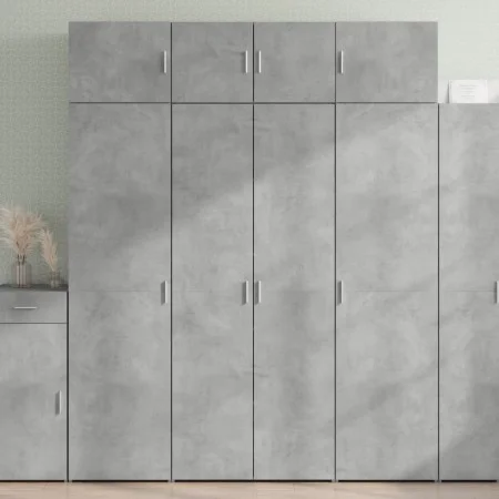 Engineered wood sideboard in concrete grey, 80x42.5x185 cm by , Sideboards - Ref: Foro24-3281437, Price: 199,03 €, Discount: %