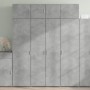 Aparador de madera de ingeniería gris hormigón 80x42,5x185 cm de , Aparadores - Ref: Foro24-3281437, Precio: 202,61 €, Descue...