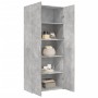 Aparador de madera de ingeniería gris hormigón 80x42,5x185 cm de , Aparadores - Ref: Foro24-3281437, Precio: 202,61 €, Descue...