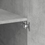 Aparador de madera de ingeniería gris hormigón 80x42,5x185 cm de , Aparadores - Ref: Foro24-3281437, Precio: 202,61 €, Descue...