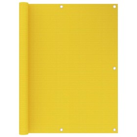 Toldo para balcón HDPE amarillo 120x300 cm
