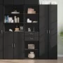 Engineered wood black sideboard 50x42.5x185 cm by , Sideboards - Ref: Foro24-3281456, Price: 152,88 €, Discount: %