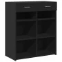 Engineered wood black sideboard 80x42.5x93 cm by , Sideboards - Ref: Foro24-3281477, Price: 98,43 €, Discount: %