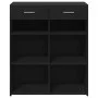 Engineered wood black sideboard 80x42.5x93 cm by , Sideboards - Ref: Foro24-3281477, Price: 98,43 €, Discount: %