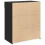 Engineered wood black sideboard 80x42.5x93 cm by , Sideboards - Ref: Foro24-3281477, Price: 98,43 €, Discount: %
