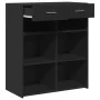 Engineered wood black sideboard 80x42.5x93 cm by , Sideboards - Ref: Foro24-3281477, Price: 98,43 €, Discount: %