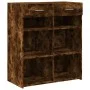Smoked oak engineered wood sideboard 80x42.5x93 cm by , Sideboards - Ref: Foro24-3281480, Price: 94,27 €, Discount: %