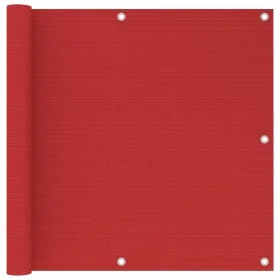 Rote HDPE-Balkonmarkise 90x500 cm von vidaXL, Sonnenschirme - Ref: Foro24-311010, Preis: 13,29 €, Rabatt: %