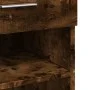 Aparador de madera de ingeniería roble ahumado 80x42,5x93 cm de , Aparadores - Ref: Foro24-3281480, Precio: 94,26 €, Descuent...