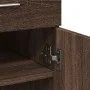 Engineered wood brown oak sideboard 80x42.5x93 cm by , Sideboards - Ref: Foro24-3281475, Price: 136,03 €, Discount: %