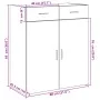 Ingenieurholz-Sideboard in Eichenbraun 80x42,5x93 cm von , Sideboards - Ref: Foro24-3281475, Preis: 136,03 €, Rabatt: %