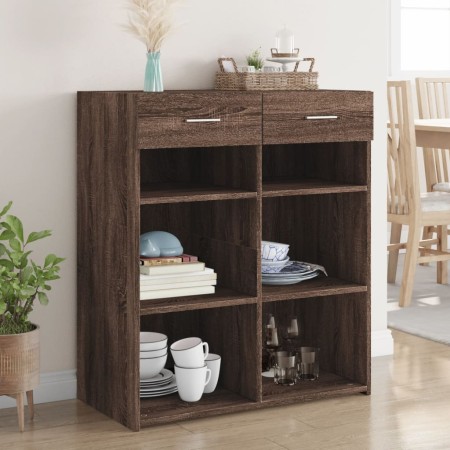 Ingenieurholz-Sideboard in Eichenbraun 80x42,5x93 cm von , Sideboards - Ref: Foro24-3281482, Preis: 98,26 €, Rabatt: %