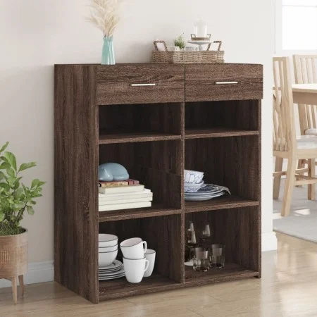Ingenieurholz-Sideboard in Eichenbraun 80x42,5x93 cm von , Sideboards - Ref: Foro24-3281482, Preis: 97,09 €, Rabatt: %