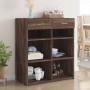 Ingenieurholz-Sideboard in Eichenbraun 80x42,5x93 cm von , Sideboards - Ref: Foro24-3281482, Preis: 98,26 €, Rabatt: %