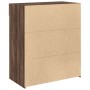 Ingenieurholz-Sideboard in Eichenbraun 80x42,5x93 cm von , Sideboards - Ref: Foro24-3281482, Preis: 98,26 €, Rabatt: %