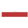 Red HDPE balcony awning 90x500 cm by vidaXL, Umbrellas - Ref: Foro24-311010, Price: 13,29 €, Discount: %
