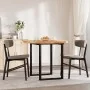 Solid acacia wood round table top Ø90x4 cm by , Table tops - Ref: Foro24-4008705, Price: 148,10 €, Discount: %
