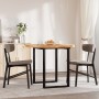 Solid acacia wood round table top Ø90x4 cm by , Table tops - Ref: Foro24-4008705, Price: 150,79 €, Discount: %