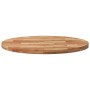 Solid acacia wood round table top Ø90x4 cm by , Table tops - Ref: Foro24-4008705, Price: 150,79 €, Discount: %