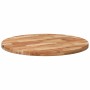 Solid acacia wood round table top Ø90x4 cm by , Table tops - Ref: Foro24-4008705, Price: 150,79 €, Discount: %