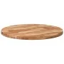 Massiver runder Akazienholztisch Ø90x4 cm von , Tischplatten - Ref: Foro24-4008705, Preis: 148,10 €, Rabatt: %