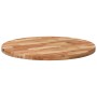 Solid acacia wood round table top Ø90x4 cm by , Table tops - Ref: Foro24-4008705, Price: 150,79 €, Discount: %