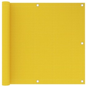 Toldo para balcón HDPE amarillo 90x600 cm de vidaXL, Sombrillas - Ref: Foro24-310999, Precio: 22,25 €, Descuento: %